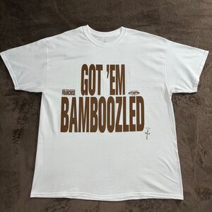 Travis Scott Franchise Promo T-Shirt “Got em bamboozled" one size.